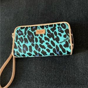 Consuela Blue Jag Wristlet Wallet